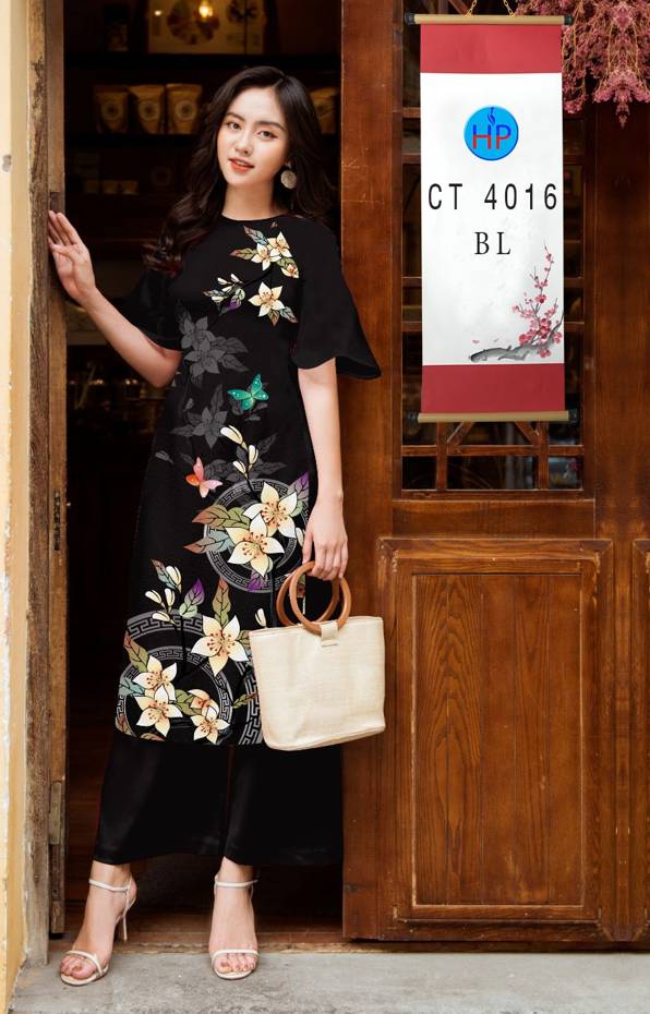 Vải Áo Dài Hoa In 3D thiết kế 2021 AD CT4016 33 Vải Áo Dài Hoa In 3D thiết kế 2021 AD CT4016