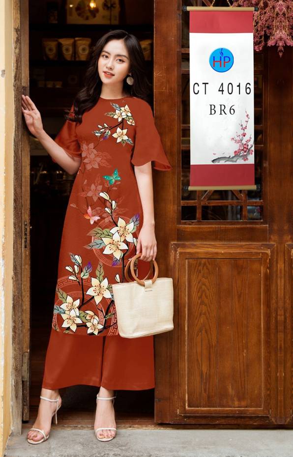 Vải Áo Dài Hoa In 3D thiết kế 2021 AD CT4016 36 Vải Áo Dài Hoa In 3D thiết kế 2021 AD CT4016