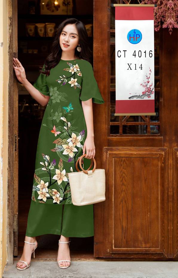 Vải Áo Dài Hoa In 3D thiết kế 2021 AD CT4016 37 Vải Áo Dài Hoa In 3D thiết kế 2021 AD CT4016
