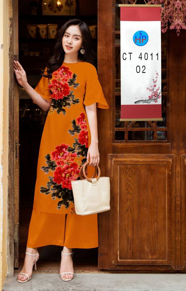 Vải Áo Dài Cách Tân Hoa 3D mới ra AD CT4011 41 Vải Áo Dài Cách Tân Hoa 3D mới ra AD CT4011
