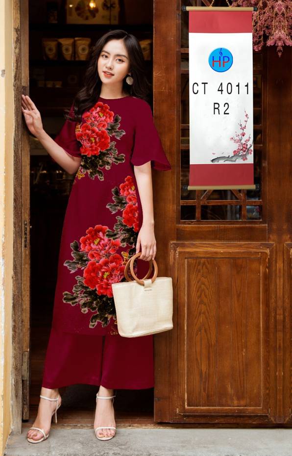 Vải Áo Dài Cách Tân Hoa 3D mới ra AD CT4011 44 Vải Áo Dài Cách Tân Hoa 3D mới ra AD CT4011