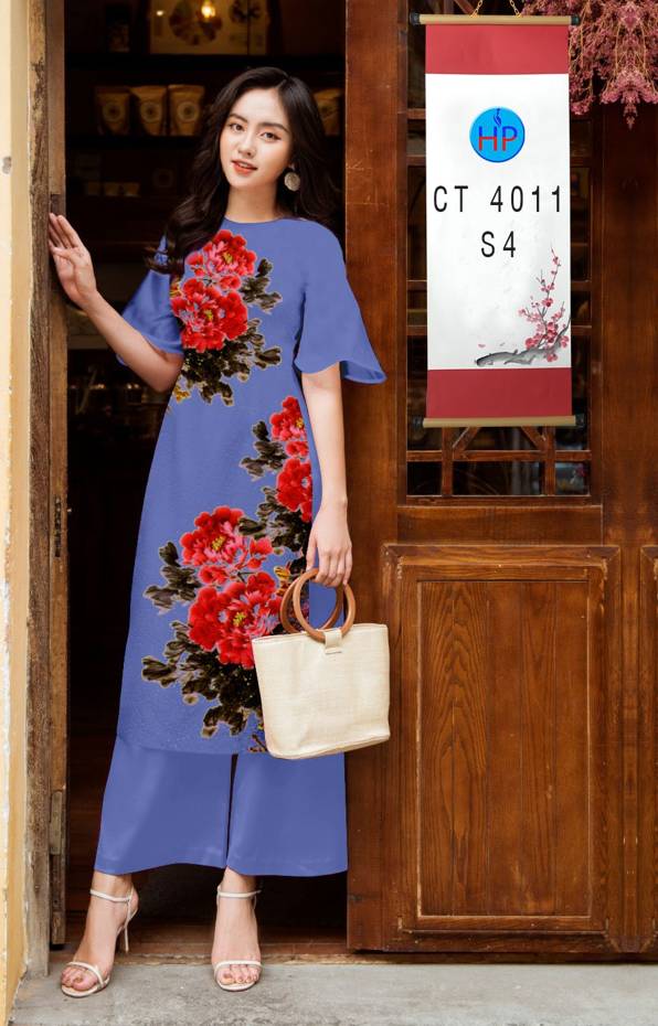 Vải Áo Dài Cách Tân Hoa 3D mới ra AD CT4011 47 Vải Áo Dài Cách Tân Hoa 3D mới ra AD CT4011