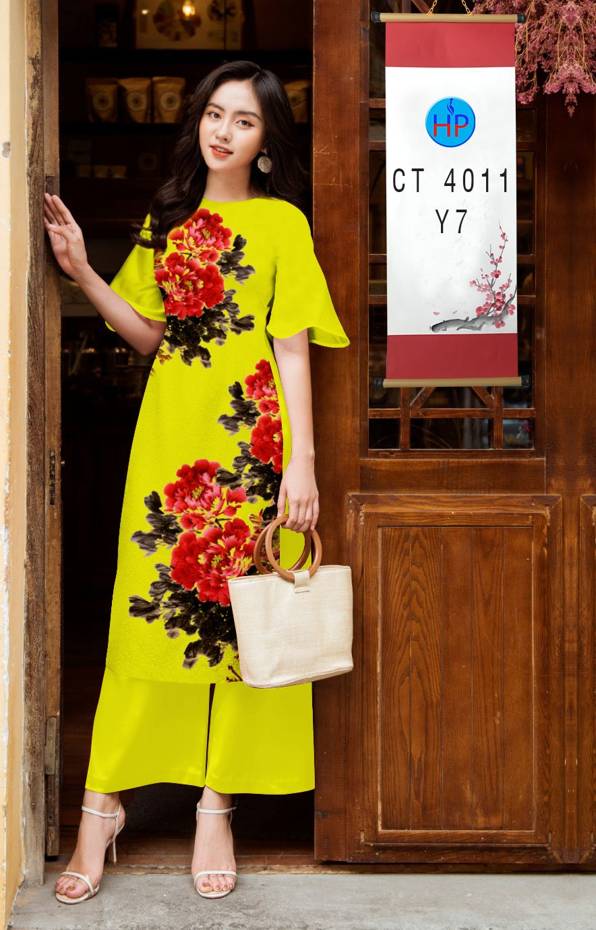 Vải Áo Dài Cách Tân Hoa 3D mới ra AD CT4011 50 Vải Áo Dài Cách Tân Hoa 3D mới ra AD CT4011