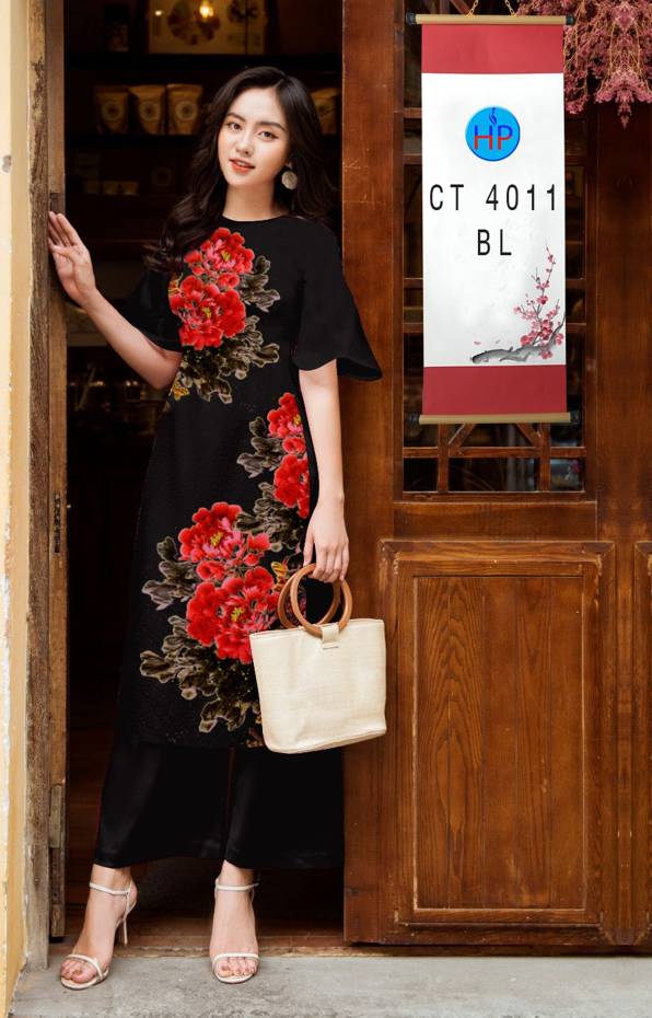 Vải Áo Dài Cách Tân Hoa 3D mới ra AD CT4011 52 Vải Áo Dài Cách Tân Hoa 3D mới ra AD CT4011