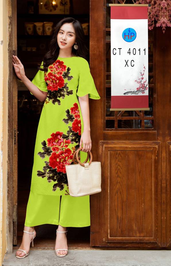 Vải Áo Dài Cách Tân Hoa 3D mới ra AD CT4011 49 Vải Áo Dài Cách Tân Hoa 3D mới ra AD CT4011