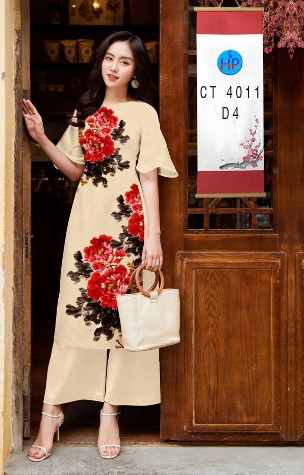 Vải Áo Dài Cách Tân Hoa 3D mới ra AD CT4011 54 Vải Áo Dài Cách Tân Hoa 3D mới ra AD CT4011