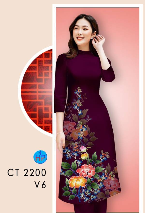 Vải Áo Dài Hoa In 3D thiết kế 2021 AD CT2200 38 Vải Áo Dài Hoa In 3D thiết kế 2021 AD CT2200