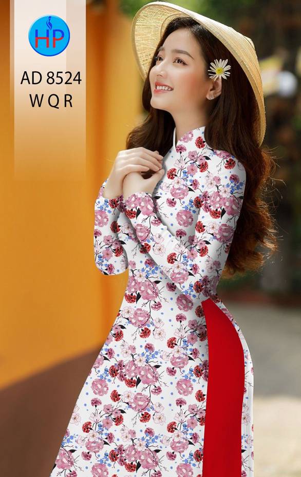 Vải Áo Dài Hoa Đều thiết kế 2021 AD 8524 39 Vải Áo Dài Hoa Đều thiết kế 2021 AD 8524