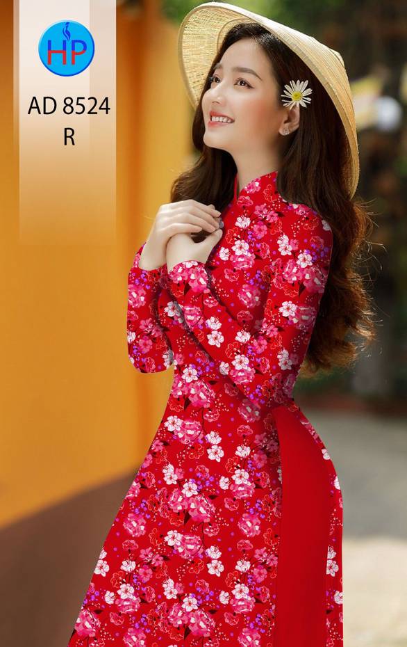 Vải Áo Dài Hoa Đều thiết kế 2021 AD 8524 38 Vải Áo Dài Hoa Đều thiết kế 2021 AD 8524