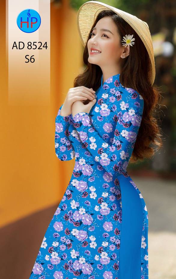 Vải Áo Dài Hoa Đều thiết kế 2021 AD 8524 48 Vải Áo Dài Hoa Đều thiết kế 2021 AD 8524