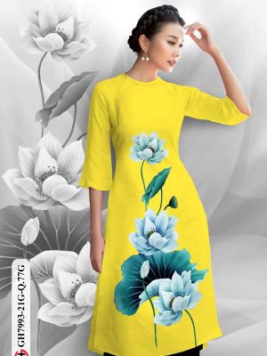 Vải Áo Dài Hoa Sen thiết kế 2021 AD GH7993 28 1611731981 964 Vai Ao Dai Hoa Sen thiet ke 2021 AD GH7993