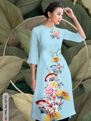 Vải Áo Dài Hoa In 3D kiểu mới AD KC7992 21 1611732355 863 Vai Ao Dai Hoa In 3D kieu moi AD KC7992