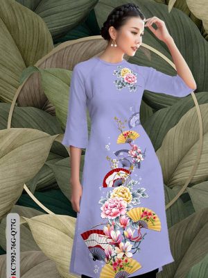 Vải Áo Dài Hoa In 3D kiểu mới AD KC7992 22 1611732356 989 Vai Ao Dai Hoa In 3D kieu moi AD KC7992