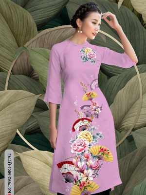 Vải Áo Dài Hoa In 3D kiểu mới AD KC7992 26 1611732358 193 Vai Ao Dai Hoa In 3D kieu moi AD KC7992