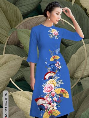 Vải Áo Dài Hoa In 3D kiểu mới AD KC7992 27 1611732359 88 Vai Ao Dai Hoa In 3D kieu moi AD KC7992