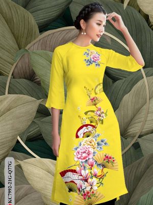 Vải Áo Dài Hoa In 3D kiểu mới AD KC7992 35 1611732363 538 Vai Ao Dai Hoa In 3D kieu moi AD KC7992