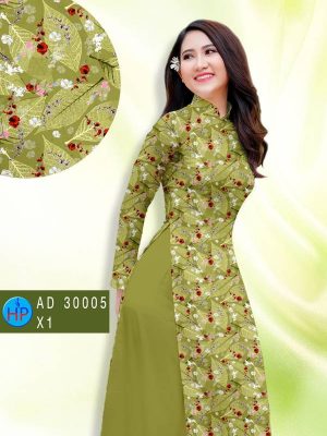 Vải Áo Dài Hoa Nhí kiểu mới AD 30005 20 1611732671 81 Vai Ao Dai Hoa Nhi kieu moi AD 30005