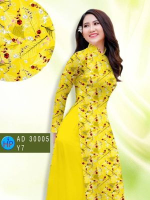 Vải Áo Dài Hoa Nhí kiểu mới AD 30005 25 1611732672 782 Vai Ao Dai Hoa Nhi kieu moi AD 30005