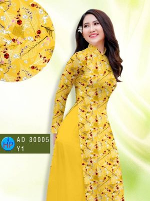 Vải Áo Dài Hoa Nhí kiểu mới AD 30005 27 1611732673 667 Vai Ao Dai Hoa Nhi kieu moi AD 30005