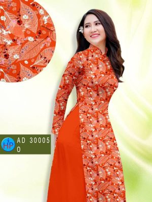 Vải Áo Dài Hoa Nhí kiểu mới AD 30005 30 1611732673 672 Vai Ao Dai Hoa Nhi kieu moi AD 30005