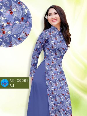 Vải Áo Dài Hoa Nhí kiểu mới AD 30005 29 1611732673 809 Vai Ao Dai Hoa Nhi kieu moi AD 30005
