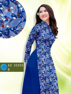 Vải Áo Dài Hoa Nhí kiểu mới AD 30005 32 1611732674 87 Vai Ao Dai Hoa Nhi kieu moi AD 30005