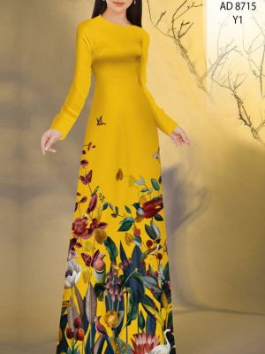Vải Áo Dài Hoa In 3D mới ra AD 8715 43 1611733028 11 Vai Ao Dai Hoa In 3D moi ra AD 8715