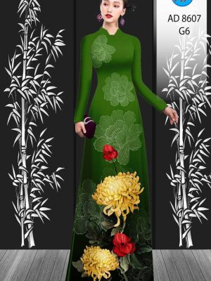 Vải Áo Dài Hoa Cúc thiết kế 2021 AD 8607 26 1611734085 471 Vai Ao Dai Hoa Cuc thiet ke 2021 AD 8607