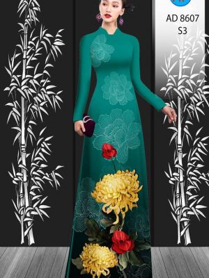 Vải Áo Dài Hoa Cúc thiết kế 2021 AD 8607 25 1611734085 932 Vai Ao Dai Hoa Cuc thiet ke 2021 AD 8607
