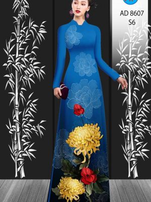 Vải Áo Dài Hoa Cúc thiết kế 2021 AD 8607 28 1611734086 49 Vai Ao Dai Hoa Cuc thiet ke 2021 AD 8607