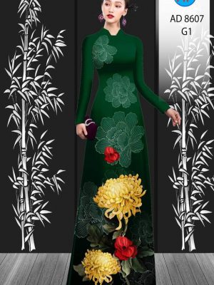 Vải Áo Dài Hoa Cúc thiết kế 2021 AD 8607 29 1611734086 87 Vai Ao Dai Hoa Cuc thiet ke 2021 AD 8607