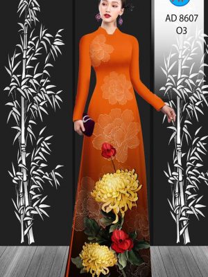 Vải Áo Dài Hoa Cúc thiết kế 2021 AD 8607 32 1611734087 445 Vai Ao Dai Hoa Cuc thiet ke 2021 AD 8607