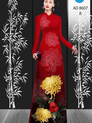 Vải Áo Dài Hoa Cúc thiết kế 2021 AD 8607 31 1611734087 888 Vai Ao Dai Hoa Cuc thiet ke 2021 AD 8607