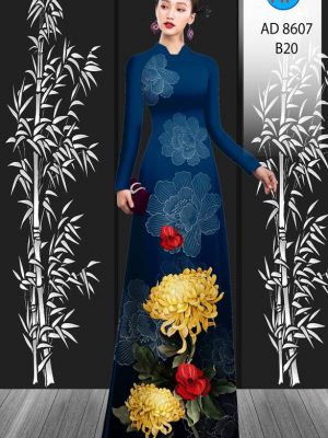 Vải Áo Dài Hoa Cúc thiết kế 2021 AD 8607 37 1611734088 780 Vai Ao Dai Hoa Cuc thiet ke 2021 AD 8607