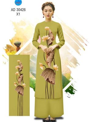 Vải Áo Dài Hoa Sen thiết kế 2021 AD 30426 20 1611734444 745 Vai Ao Dai Hoa Sen thiet ke 2021 AD 30426