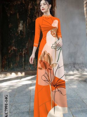 Vải Áo Dài Hoa Sen mới ra AD KC7991 20 1611735102 155 Vai Ao Dai Hoa Sen moi ra AD KC7991