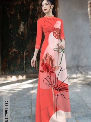 Vải Áo Dài Hoa Sen mới ra AD KC7991 18 1611735102 23 Vai Ao Dai Hoa Sen moi ra AD KC7991