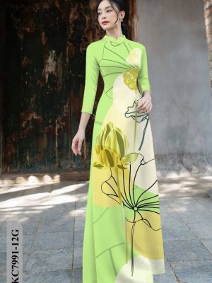 Vải Áo Dài Hoa Sen mới ra AD KC7991 19 1611735102 570 Vai Ao Dai Hoa Sen moi ra AD KC7991