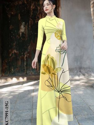 Vải Áo Dài Hoa Sen mới ra AD KC7991 21 1611735102 673 Vai Ao Dai Hoa Sen moi ra AD KC7991