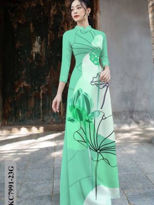 Vải Áo Dài Hoa Sen mới ra AD KC7991 25 1611735103 450 Vai Ao Dai Hoa Sen moi ra AD KC7991