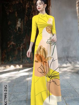 Vải Áo Dài Hoa Sen mới ra AD KC7991 23 1611735103 669 Vai Ao Dai Hoa Sen moi ra AD KC7991