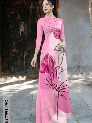 Vải Áo Dài Hoa Sen mới ra AD KC7991 22 1611735103 740 Vai Ao Dai Hoa Sen moi ra AD KC7991