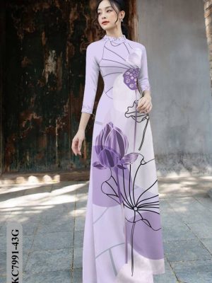Vải Áo Dài Hoa Sen mới ra AD KC7991 27 1611735104 270 Vai Ao Dai Hoa Sen moi ra AD KC7991