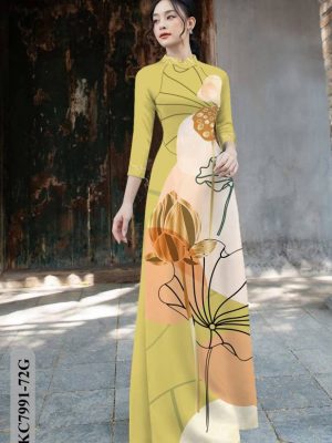 Vải Áo Dài Hoa Sen mới ra AD KC7991 31 1611735105 976 Vai Ao Dai Hoa Sen moi ra AD KC7991