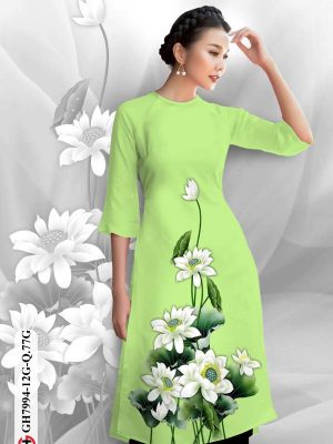 Vải Áo Dài Hoa Sen thiết kế 2021 AD GH7994 24 1611807432 814 Vai Ao Dai Hoa Sen thiet ke 2021 AD GH7994