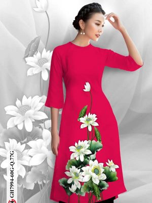 Vải Áo Dài Hoa Sen thiết kế 2021 AD GH7994 25 1611807433 233 Vai Ao Dai Hoa Sen thiet ke 2021 AD GH7994
