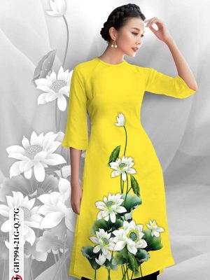 Vải Áo Dài Hoa Sen thiết kế 2021 AD GH7994 26 1611807433 615 Vai Ao Dai Hoa Sen thiet ke 2021 AD GH7994