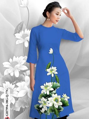 Vải Áo Dài Hoa Sen thiết kế 2021 AD GH7994 27 1611807433 909 Vai Ao Dai Hoa Sen thiet ke 2021 AD GH7994