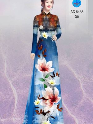 Vải Áo Dài Hoa In 3D thiết kế 2021 AD 8468 30 1611807674 704 Vai Ao Dai Hoa In 3D thiet ke 2021 AD