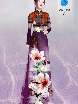 Vải Áo Dài Hoa In 3D thiết kế 2021 AD 8468 38 1611807675 243 Vai Ao Dai Hoa In 3D thiet ke 2021 AD